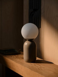 Nordlux Notti Indoor Table Lamp Brown Metal E14 Hand Blown Glass - Mains Powered, Ip20 - thumbnail 7