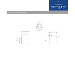 Villeroy & Boch Elements Striking Towel Hook In Chrome - thumbnail 2