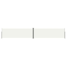 Berkfield Retractable Side Awning Cream 200X1200 Cm - thumbnail 2