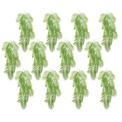 Leaf Pack Of 12 X 120Cm Artificial Hanging Palm Plant - image 1