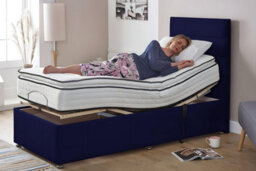 Heavy Duty Electric Adjustable Mobility Bed With Pillow Top Mattress