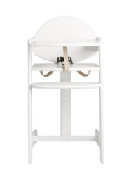 Safetots Grow With Me Wooden High Chair, White, Highchair For Baby And Toddler, Converts To A Childs Chair, Stylish And Practical - thumbnail 2