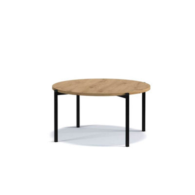 Arte Sigma A Coffee Table In Oak Artisan - Modern Elegance Meets Versatility - W840mm X H430mm X D840mm - image 1