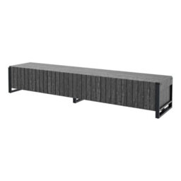"Avf Ridgewood 2.28M Tv Stand With Drop Door, For Tvs Up To 100"" - Rustic Black Grain" - thumbnail 1