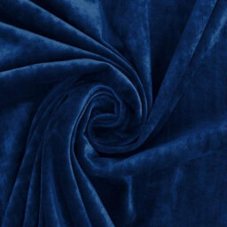 "Empire Beds Portland 24"" Height Headboard In Blue Plush Velvet Fabric For Small Double Beds" - thumbnail 2