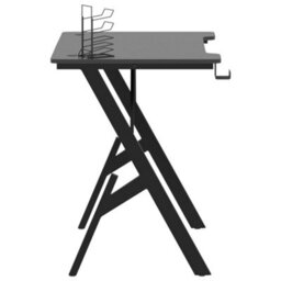Vidaxl Gaming Desk With Y Shape Legs Black 90X60X75 Cm - thumbnail 4
