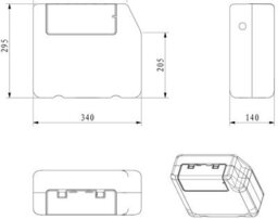 Aveli Provence Walnut Back To Wall Toilet & Vanity Unit With Basin 1000mm - thumbnail 9