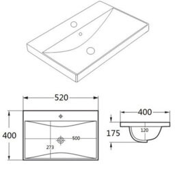 Aveli Provence Walnut Back To Wall Toilet & Vanity Unit With Basin 1000mm - thumbnail 4