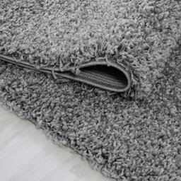 UETIAN Luxurious Shaggy Rugs Soft Extra Thick Area Rugs Heavy 5Cm Dense Pile For Living Room Bedroom Hallway (Silver, 60 X 110Cm) - thumbnail 2