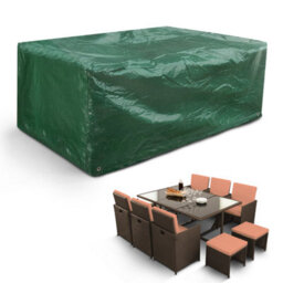 Keplin Polyethylene Garden Furniture Waterproof Cover With Uv Protection, 180X120X70Cm, 90 Gsm, Green - thumbnail 1
