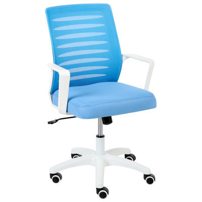 Beliani Scandinavian Office Chair Radiant Blue - image 1