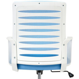 Beliani Scandinavian Office Chair Radiant Blue - thumbnail 5