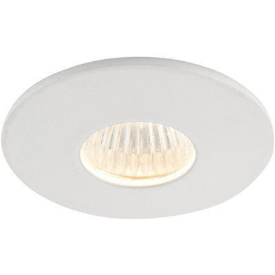 Mini Recessed Downlight Fixture - 4W Warm White Cob Led Driver - Matt White - image 1