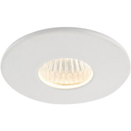 Mini Recessed Downlight Fixture - 4W Warm White Cob Led Driver - Matt White - thumbnail 1