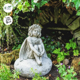 Fairy On A Rock Garden Ornament - thumbnail 3