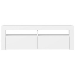 Vidaxl Tv Cabinet With Led Lights White 120X35X40 Cm - thumbnail 8