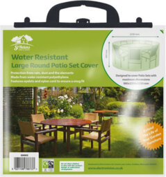 Netagon Home Garden Outdoor Water Resistant Large Round Patio Set Cover Protector - thumbnail 4