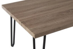 Orsina Spacious Borough Coffee Table, Sleek Hairpin Legs Display Table, Wooden Top Decorative Table For Living Room - thumbnail 4