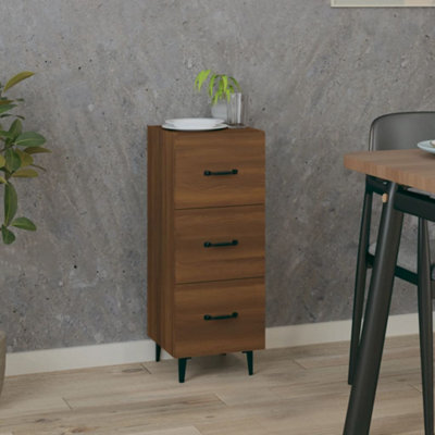 Walplus Sideboard Brown Oak 34.5X34X90 Cm Engineered Wood - image 1