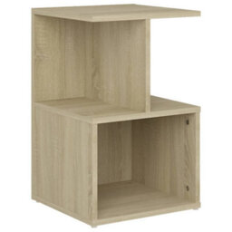 Berkfield Bedside Cabinet Sonoma Oak 35X35X55 Cm Engineered Wood - thumbnail 2