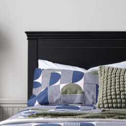 Chateaux Black Wooden Bed Frame Only - Double 4Ft6 Bed Frame - thumbnail 2