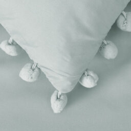 Smart Living Luxury Super Soft Pom Pom Duvet Cover & Pillowcases - thumbnail 4
