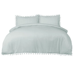 Smart Living Luxury Super Soft Pom Pom Duvet Cover & Pillowcases - thumbnail 7