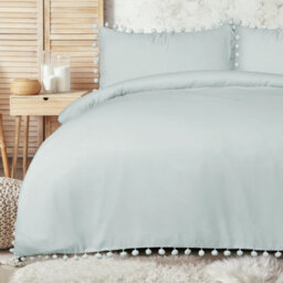 Smart Living Luxury Super Soft Pom Pom Duvet Cover & Pillowcases - thumbnail 6