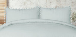 Smart Living Luxury Super Soft Pom Pom Duvet Cover & Pillowcases - thumbnail 2