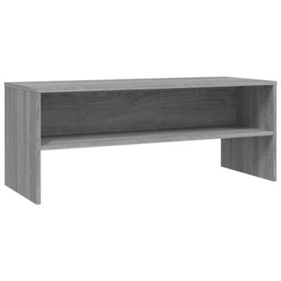 Vidaxl Tv Cabinet Grey Sonoma 100X40X40 Cm Engineered Wood - image 1