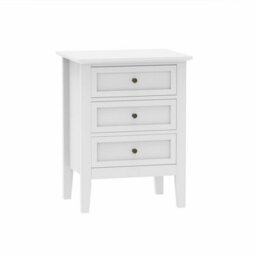 Melody Maison White 6 Drawer Chest Of Drawers - Rowley White Range - thumbnail 6