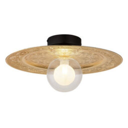 Luminosa Lighting Luminosa Riga Globe Ceiling Light Matt Black 1X G9 - thumbnail 1
