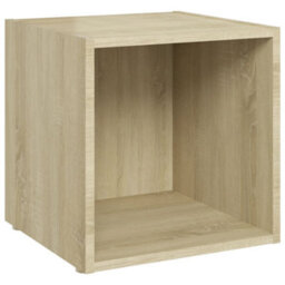 Berkfield Tv Cabinet Sonoma Oak 37X35X37 Cm Engineered Wood - thumbnail 2