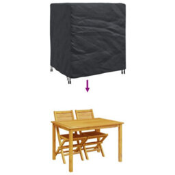 Walplus Outdoor Furniture Cover Black 116 X 100 X 120 Cm 210D - thumbnail 9