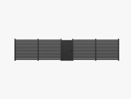 thisiswholesale.co.uk Aluminium Gate For 90Cm/900mm Wide Opening - Wall Mount - Side / Back Garden Gate Black C/w Lock & Handle - thumbnail 6