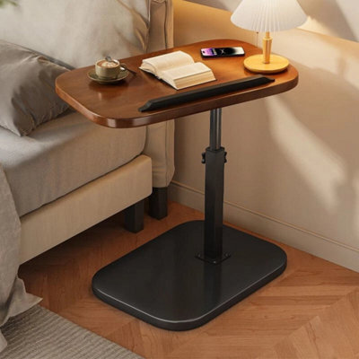 Adjustable C-Shaped Flip Sofa Side End Table Coffee Laptop Table Living Room - image 1