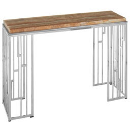 Orsina Relic Console Table With Onyx Stone Top - thumbnail 2