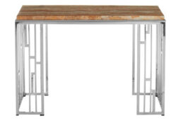 Orsina Relic Console Table With Onyx Stone Top