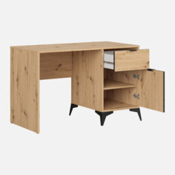 Heze Furniture Lammy Desk With Storage 120Cm - Artisan Oak - thumbnail 3