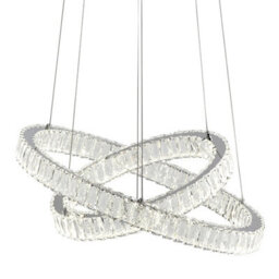 Pagazzi Lighting Pagazzi Ausilia Polished Chrome And Glass Ceiling Light - thumbnail 3