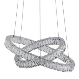 Pagazzi Lighting Pagazzi Ausilia Polished Chrome And Glass Ceiling Light - thumbnail 4