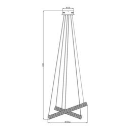 Pagazzi Lighting Pagazzi Ausilia Polished Chrome And Glass Ceiling Light - thumbnail 5