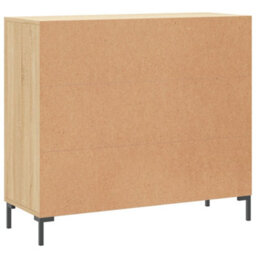 Berkfield Modern Sideboard Sonoma Oak 90X34X80 Cm Engineered Wood - thumbnail 8