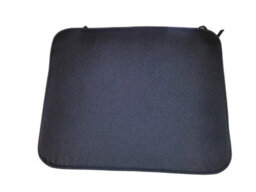 Buttercup Farm Luxury Piped Waterproof Seat Pads - Single Black Cushion - Outdoor Cushion For Garden Furniture - thumbnail 1