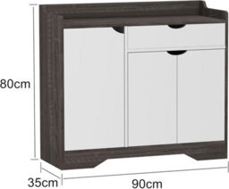 Hygrad Built to Survive Shoe Storage Cabinet Unit Cupboard Hallway Furniture Living Room Shoe Rack - thumbnail 6