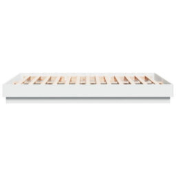 Berkfield Bed Frame Without Mattress White 150X200 Cm King Size - thumbnail 5