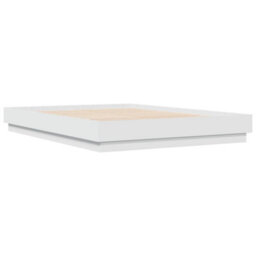 Berkfield Bed Frame Without Mattress White 150X200 Cm King Size - thumbnail 6