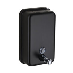 Mylek Pro-Washroom Manual Pump Soap Dispenser Black Wall Mounted Large Commercial 1L - thumbnail 1