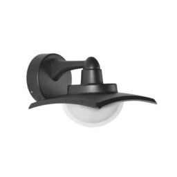 Luminosa Lighting Luminosa Isola Outdoor Wall Lantern Black 3000K Warm White Ip54 - thumbnail 1