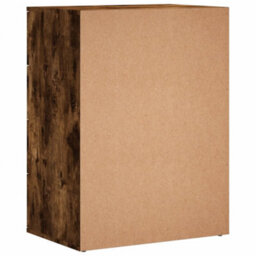 Berkfield Sideboard Smoked Oak 60X39X80 Cm Engineered Wood - thumbnail 8
